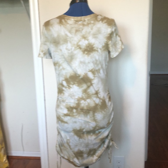 PINK Bodycon dress with ruching - Picture 3 of 7